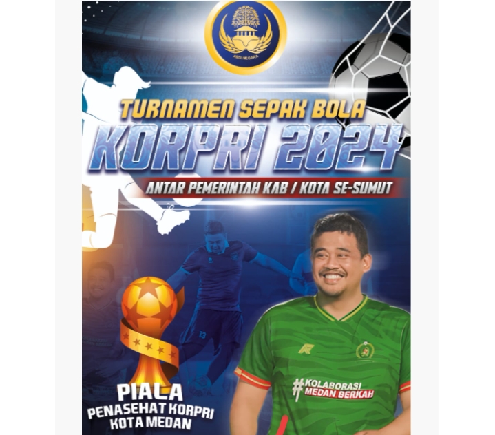 28 Tim Siap Ikuti Turnamen Sepak Bola Korpri Antar Pemkab/Pemko se-Sumut 2024, Ini Tempat Pertandingannya