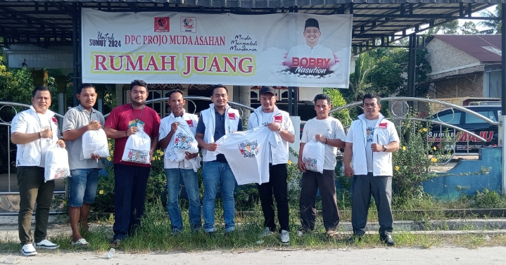 DPD Projo Muda Sumut, Berikan Uniform Kepada DPC Projo Muda Asahan