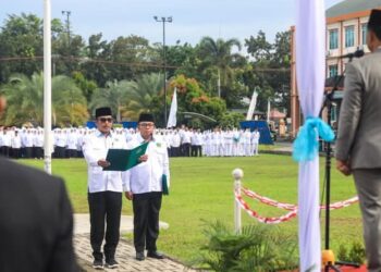 Dengan Mengusung Tema “Umat Rukun Menuju Indonesia Emas” Pemkot Medan Laksanakan Upacara Hari Amal Bakti (HAB) ke-79