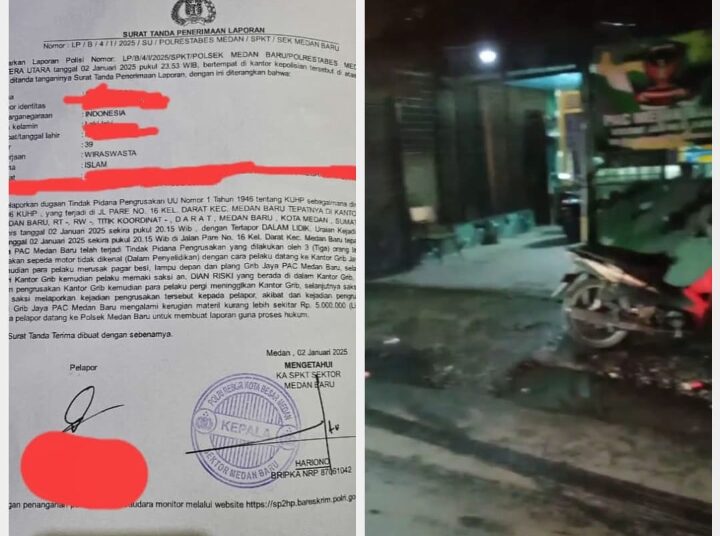 Ketua PAC GRIB JAYA Kecamatan Medan Baru Silen Minta Polisi Kejar Pelaku