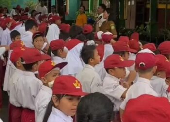 Program Makan Siang Geratis Dilaksanakan di SDN 067246 Medan