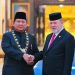 Presiden RI Prabowo Subianto Dianugerahi Tanda Kehormatan Darjah Kerabat Johor di Malaysia