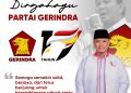 Projo Muda Sumut: Selamat Ulang Tahun ke-17 Partai Gerindra, Semoga Menjadi Mitra Strategi Membangun Bangsa!