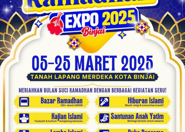 Projo Muda Sumut Gelar Ramadhan Expo 2025 di Kota Binjai