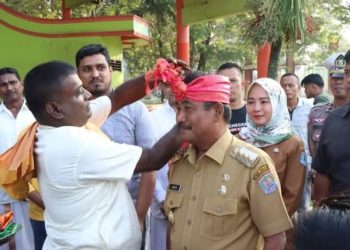 Wali Kota Binjai Amir Hamzah, Hadir di Pelepasan Pawai Pejalan Kaki Paal Kuddam Binjai