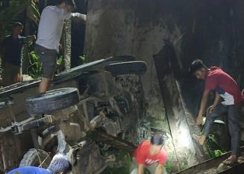 Jembatan Fayo Gomo Ambruk saat Dilalui Mobil, 4 Korban Luka