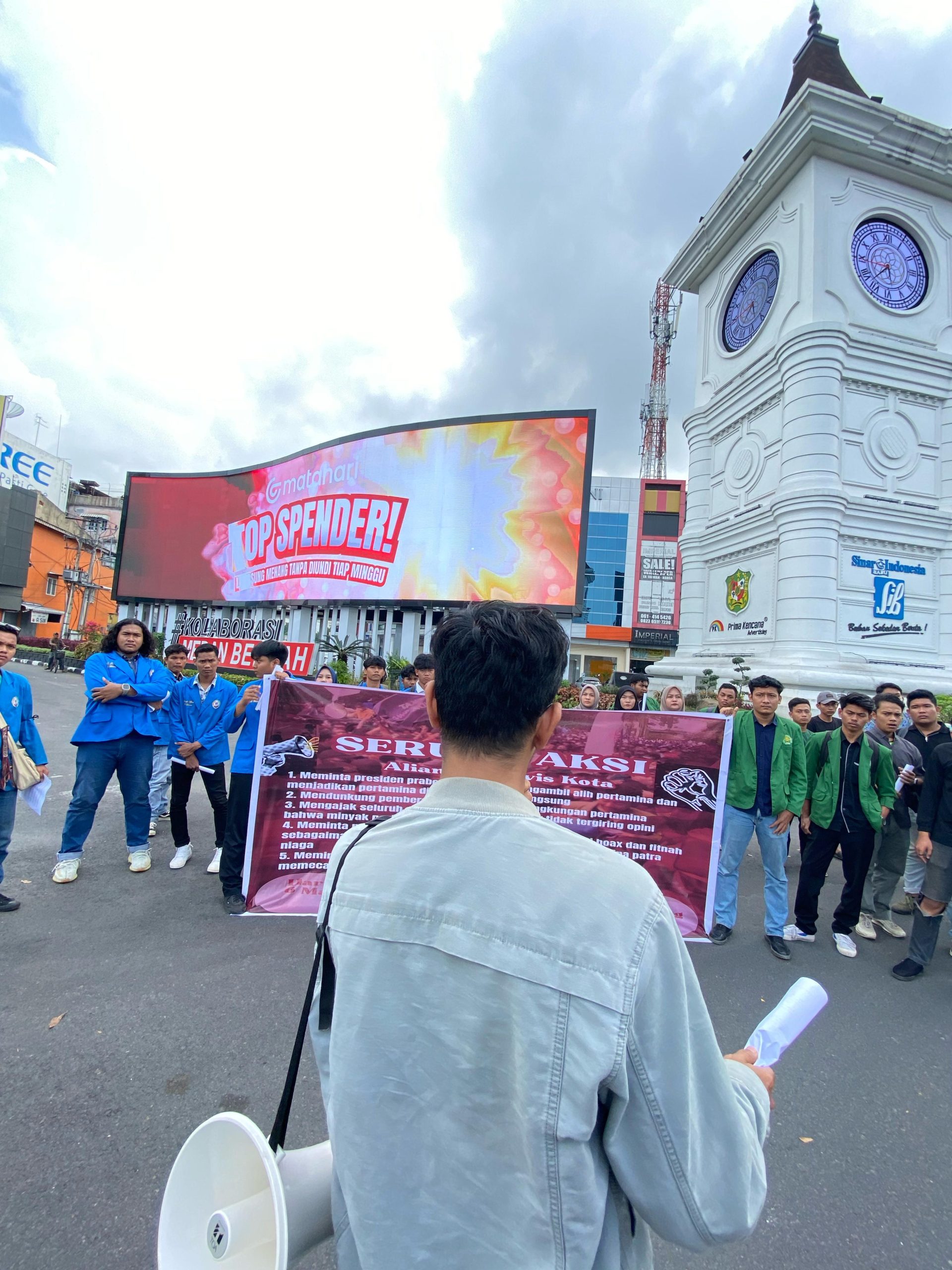 Aksi Protes di Bundaran SIB, AKTA Tuntut adili “Erik”