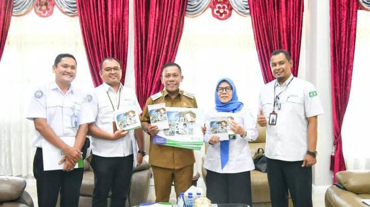 Bupati Tapteng Terima Kunjungan Kepala BPJS Kesehatan Kota Sibolga
