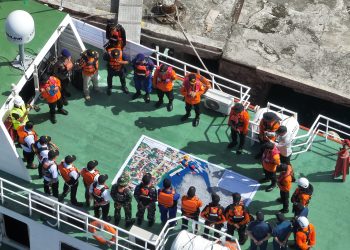 Menjelang Hari Raya Idul Fitri, SAR Gabungan Gelar Latihan Penanganan Ini di Pelabuhan Gunungsitoli