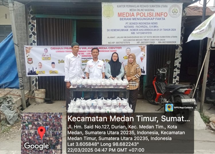 DPW Media Center LSM Pakar Sumut Jalin Silaturahmi Buka Puasa Bersama Dan Berbagi Takjil Di Bulan Suci Ramadan