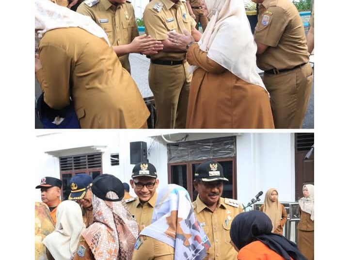 Pemko Binjai Gelar Apel Gabungan Sekaligus Halalbihalal Usai Cuti Bersama