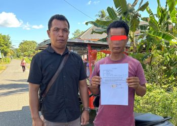 Polsek Pinangsori Tindak Pelaku Pungutan Parkir Liar di Pasar Pinangbaru