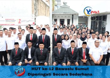 HUT ke-12 Bawaslu Sumut Diperingati Secara Sederhana