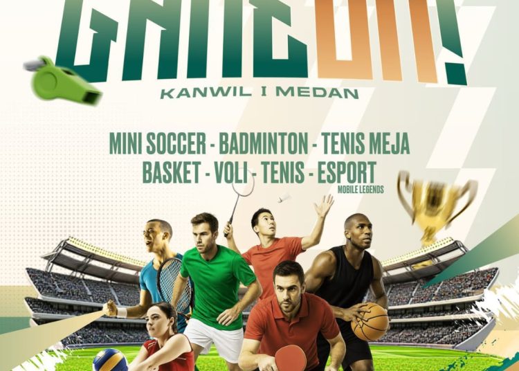 GAME ON! PORWIL Kanwil I Medan, Ajang Sportivitas dan Seleksi Menuju The Gade Fest 2025