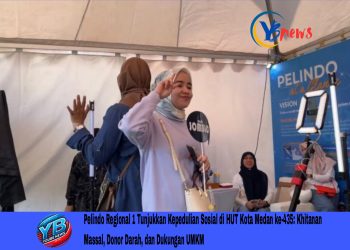 Pelindo Regional 1 Tunjukkan Kepedulian Sosial di HUT Kota Medan ke-435: Khitanan Massal, Donor Darah, dan Dukungan UMKM