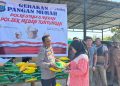 Polsek Medan Tuntungan Gelar Gerakan Pangan Murah Jelang HUT ke-80 RI