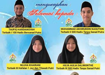 Kafilah Sumatera Utara Raih Peringkat ke- 7 pada STQH Tingkat Nasional di Kendari Sulawesi Tenggara