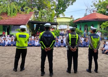 Sat Lantas Polres Sibolga Laksanakan Kegiatan BINLUH “Police Goes To School” di SMP Negeri 3 Sibolga
