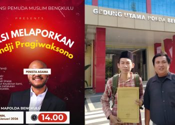 Aliansi Pemuda Muslim Bengkulu Laporkan Dugaan Penistaan Agama ke Polda Bengkulu