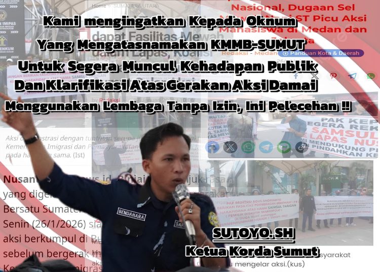 Nama KMMB-SU Dicatut Dalam Aksi Unjuk Rasa, Organisasi Nyatakan Sikap Tegas