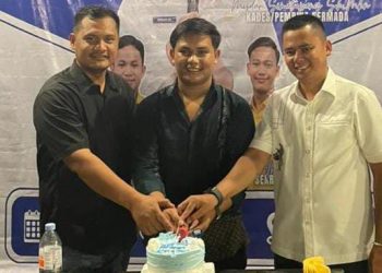 Dukung Mahasiswa dan Pemuda Desa, Permada Apresiasi Kades Teluk Piai Misdar Simatupang