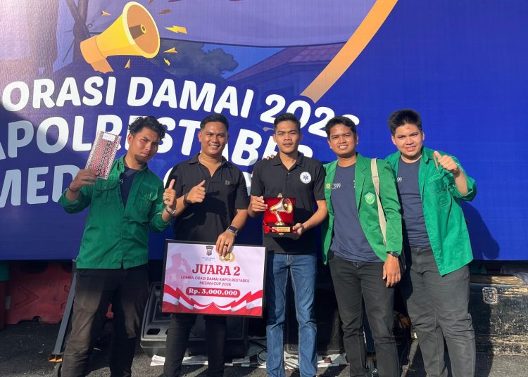 PC HIMMAH Kota Medan Raih Juara II Lomba Orasi Damai Kapolrestabes Medan Cup 2026