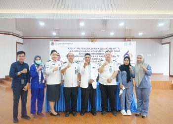 Pemeriksaan Kesehatan Terpadu HBP ke-62, 184 Petugas dan Ibu Dharma Wanita Ikuti Layanan di Lapas Kelas I Medan