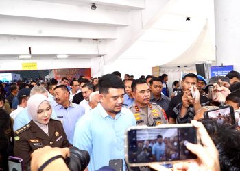 PLH Kajati Sumut Herlina Setyorini, Hadiri Peringatan May Day 2026