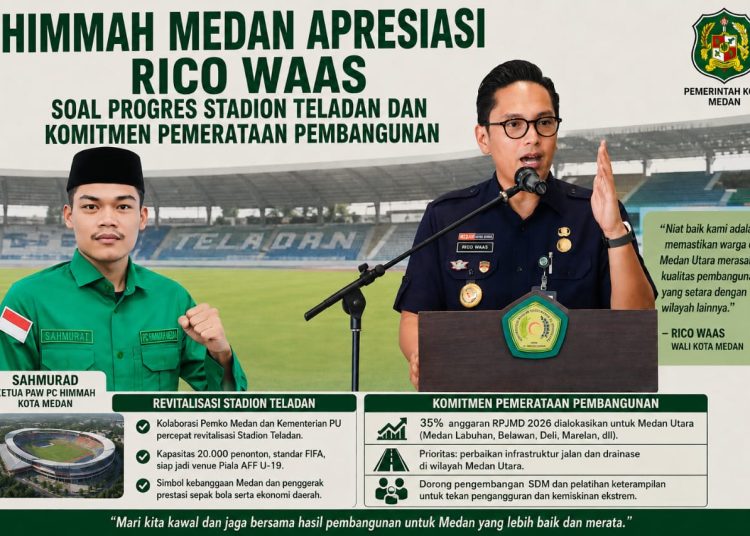 HIMMAH Medan Apresiasi Rico Waas Soal Progres Stadion Teladan dan Komitmen Pemerataan Pembangunan