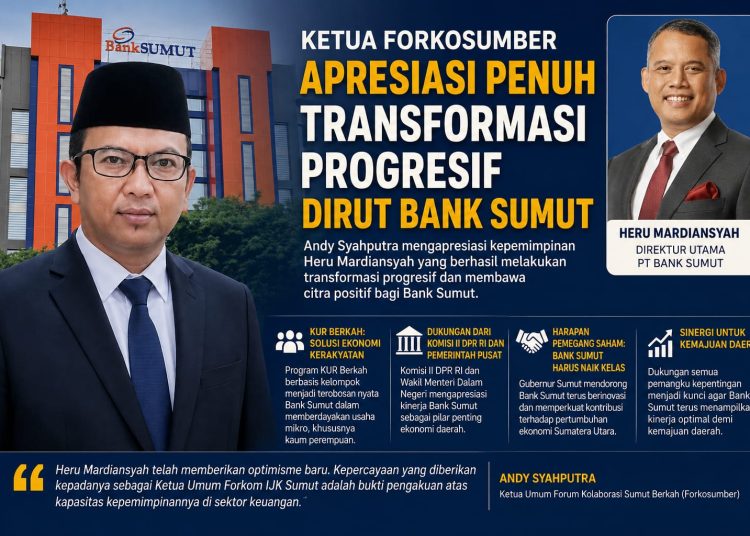 Forkosumber Apresiasi Penuh Transformasi Progresif Dirut Bank Sumut