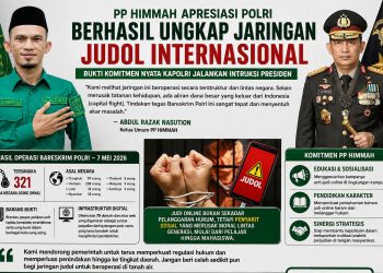 Berhasil Ungkap Jaringan Judol Internasional, PP HIMMAH: Bukti Komitmen Nyata Kapolri Jalankan Intruksi Presiden