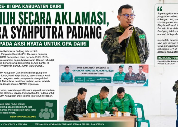 Terpilih Secara Aklamasi, Indra Syahputra Padang Fokus pada Aksi Nyata untuk GPA Dairi