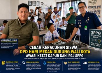 Cegah Keracunan Siswa, DPD HARI Medan Dukung Wali Kota Medan Awasi Ketat Dapur dan IPAL SPPG