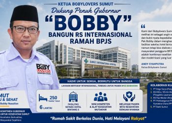 Ketua Bobylovers Sumut Dukung Penuh Gubernur “Bobby” Bangun RS Internasional Ramah BPJS