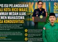 Tepis Isu Pelanggaran Wali Kota Rico Waas, HIMMAH Medan Ajak Elemen Pemuda Jaga Kondusivitas