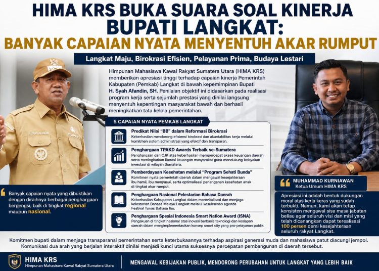 HIMA KRS Buka Suara Soal Kinerja Bupati Langkat: Banyak Capaian Nyata Menyentuh Akar Rumput