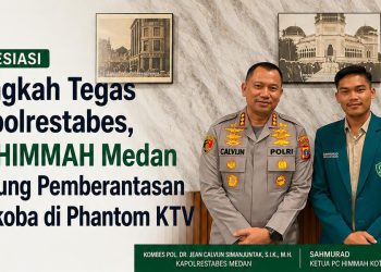Apresiasi Langkah Tegas Kapolrestabes, PC HIMMAH Medan Dukung Pemberantasan Narkoba di Phantom KTV