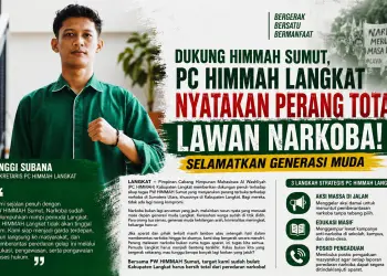 Dukung HIMMAH Sumut, PC HIMMAH Langkat Nyatakan Perang Total Lawan Narkoba: Selamatkan Generasi Muda