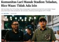 Komunitas Lari Masuk Stadion Teladan, Rico Waas: Tidak Ada Izin