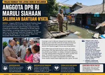 Tinjau Rumah Tak Layak Huni di Belawan, Anggota DPR RI Maruli Siahaan Salurkan Bantuan Nyata