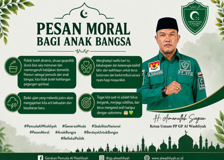 Sikapi Dinamika Bangsa, Ketum PP GPA H. Aminullah Siagian Serukan Soliditas Pemuda Dukung Transformasi Ekonomi Presiden Prabowo