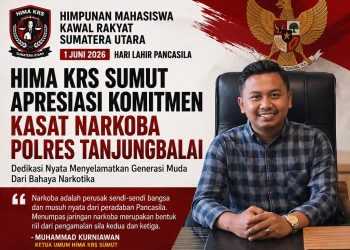Momentum Hari Lahir Pancasila, HIMA KRS Sumut Apresiasi Komitmen Kasat Narkoba Polres Tanjungbalai