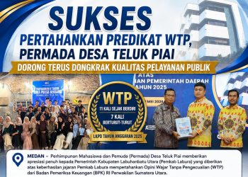 Pertahankan Predikat WTP, Permada Desa Teluk Piai Dorong Pemkab Labura Dongkrak Kualitas Pelayanan Publik