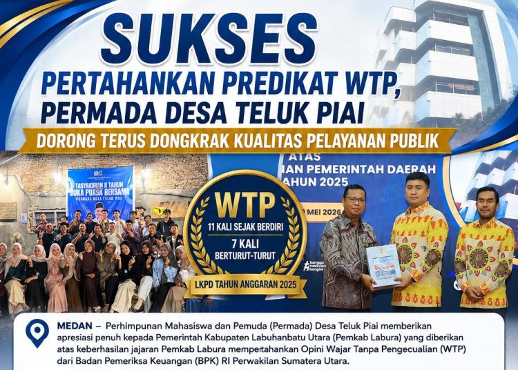Pertahankan Predikat WTP, Permada Desa Teluk Piai Dorong Pemkab Labura Dongkrak Kualitas Pelayanan Publik