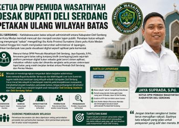 Ketua DPW Pemuda Wasathiyah Desak Bupati Deli Serdang Petakan Ulang Wilayah Batas