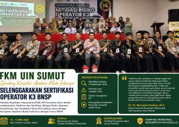 FKM UIN Sumut Gandeng Kompeten Akademi Muda Indonesia Selenggarakan Sertifikasi Operator K3 BNSP