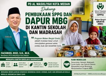 PD Al Washliyah Kota Medan Dukung Pembukaan SPPG dan Dapur MBG di Kantin Sekolah dan Madrasah
