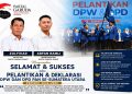 Partai Garuda Sumut Ucapkan Selamat Atas Pelantikan DPW dan DPD PAN se-Sumut Periode 2024–2029