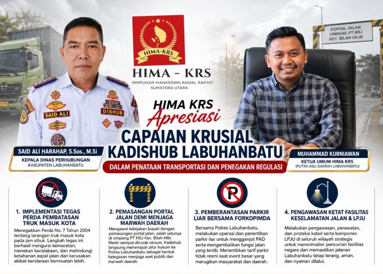 HIMA KRS Apresiasi Capaian Krusial Kadishub Labuhanbatu dalam Penataan Transportasi dan Penegakan Regulasi