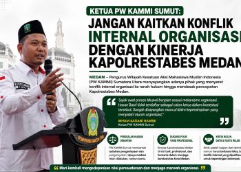 Ketua PW KAMMI Sumut: Jangan Kaitkan Konflik Internal Organisasi Dengan Kinerja Kapolrestabes Medan